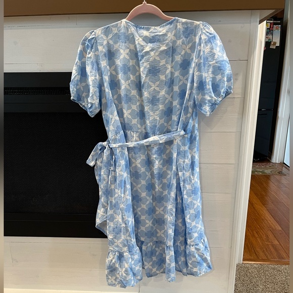 Michelle McDowell Asher Wrap Dress Dainty Days Blue size Small NWT - Picture 4 of 6